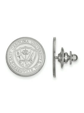Lex & Lu LogoArt Sterling Silver Eastern Michigan University Crest Cuff Link Lex & Lu LogoArt Sterling Silver Eastern Michigan University Crest Cuff Link